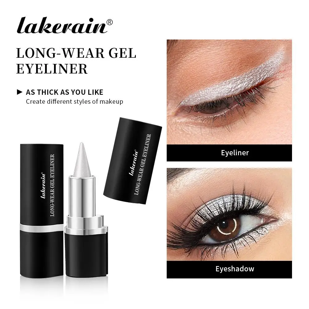 Creamy Texture Eyeliner, Fashion Personality Waterproof Smudge Drying To Gel Not Proof Sweat Easy Matte Quick L6L5