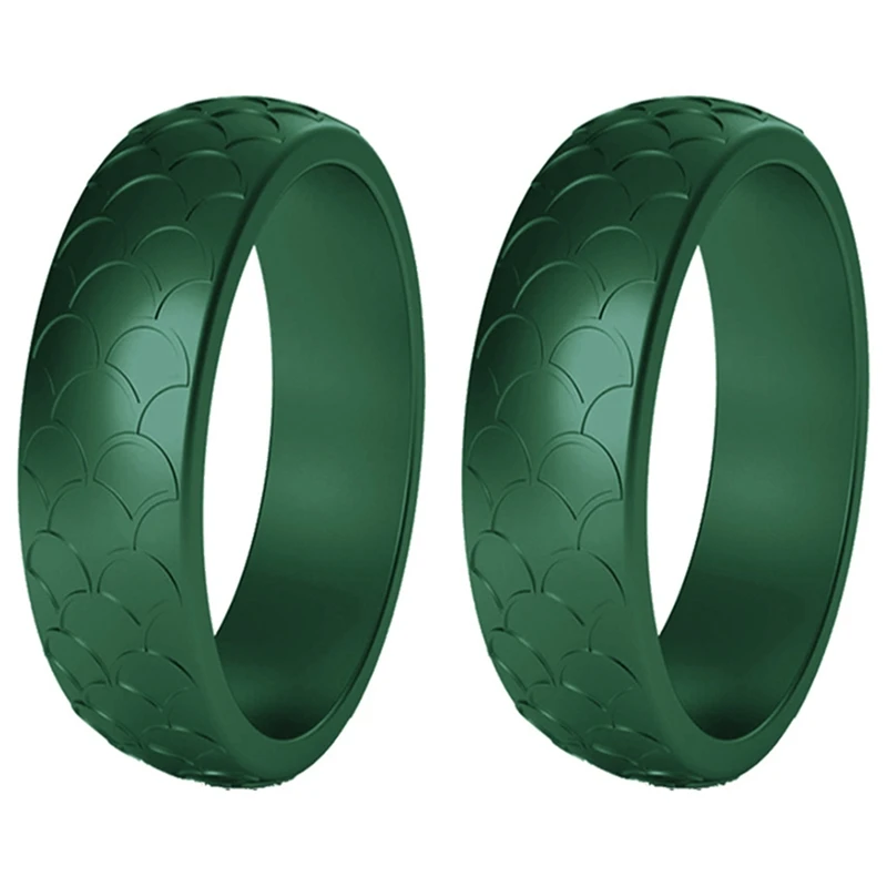 5.7Mm popolare per le donne anelli freddi in Silicone fede nuziale in Silicone sport all'aria aperta ambientale Ringx2