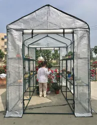 VOKANDA Gardening Greenhouse Home Garden Indoor Vegetable Outdoor Solar Heat Garden Greenhouse For Planting Exterior Greenhouse