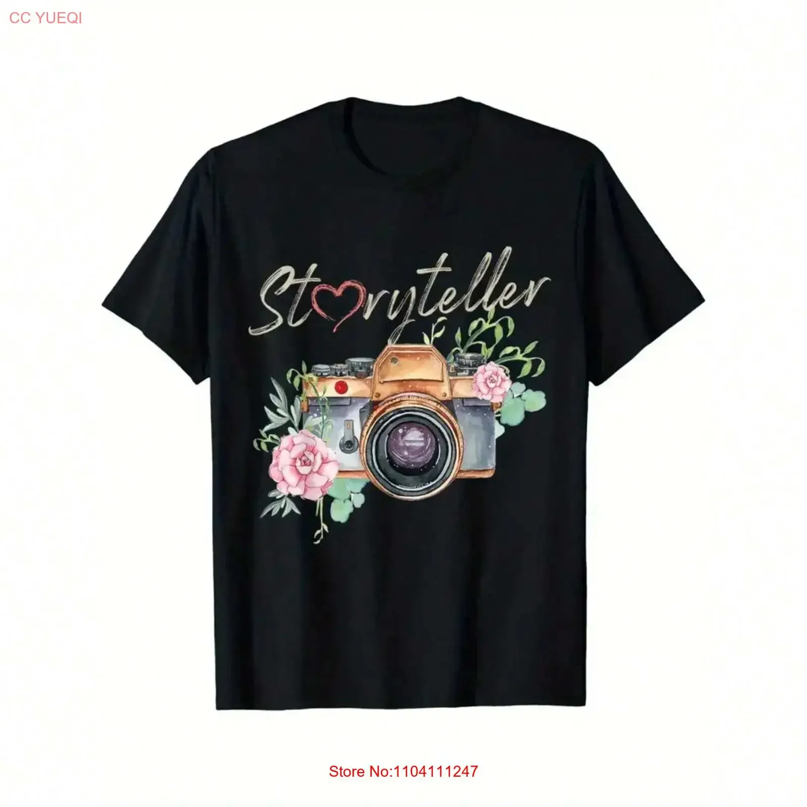 Storyteller Camera Photography Photographer Cameraman Ideas T Shirt vintage Washed Soft Stylish graphic Comfortable homme