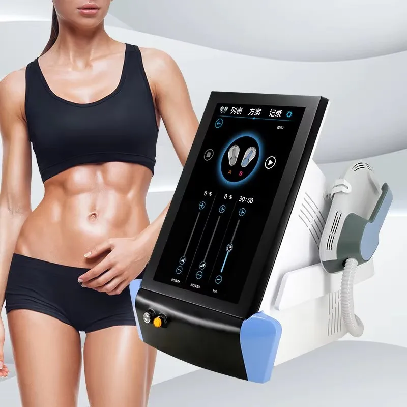 

2 Handles Ems Body Slimming Sculpting Electromagnetic Weight Loss Home Device Muscle Contraction New Upgrade Ems Sculpt Machine