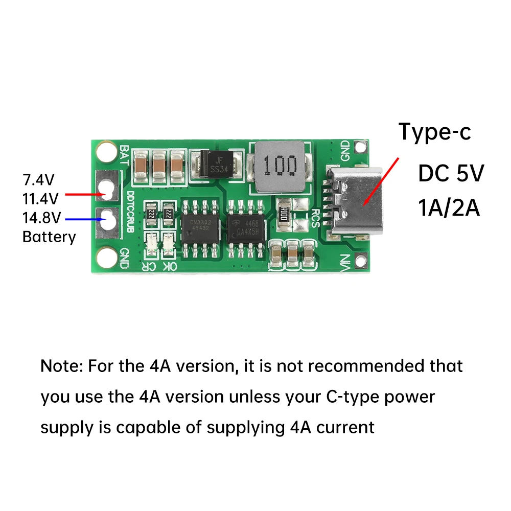 Рисунок 3 - Мультиэлементное 2S 3S 4S Type-C до 8