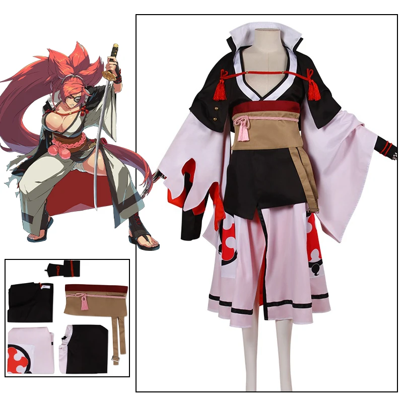 

Fighting Game Guilty Gear Cosplay Costume Baiken Female Anime Character Uniforms Performance Clothes Halloween Carnival Costumes