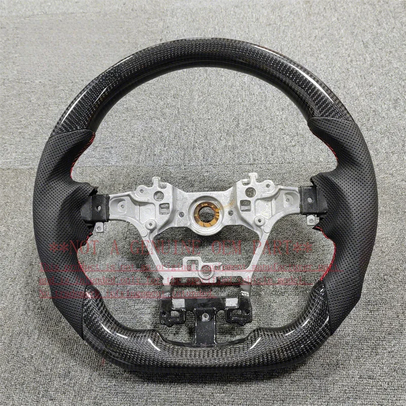 For Toyota New Hiace 300 Real Carbon Fiber Steering Wheel Frame Sports Model Horn Cover Horn Shell