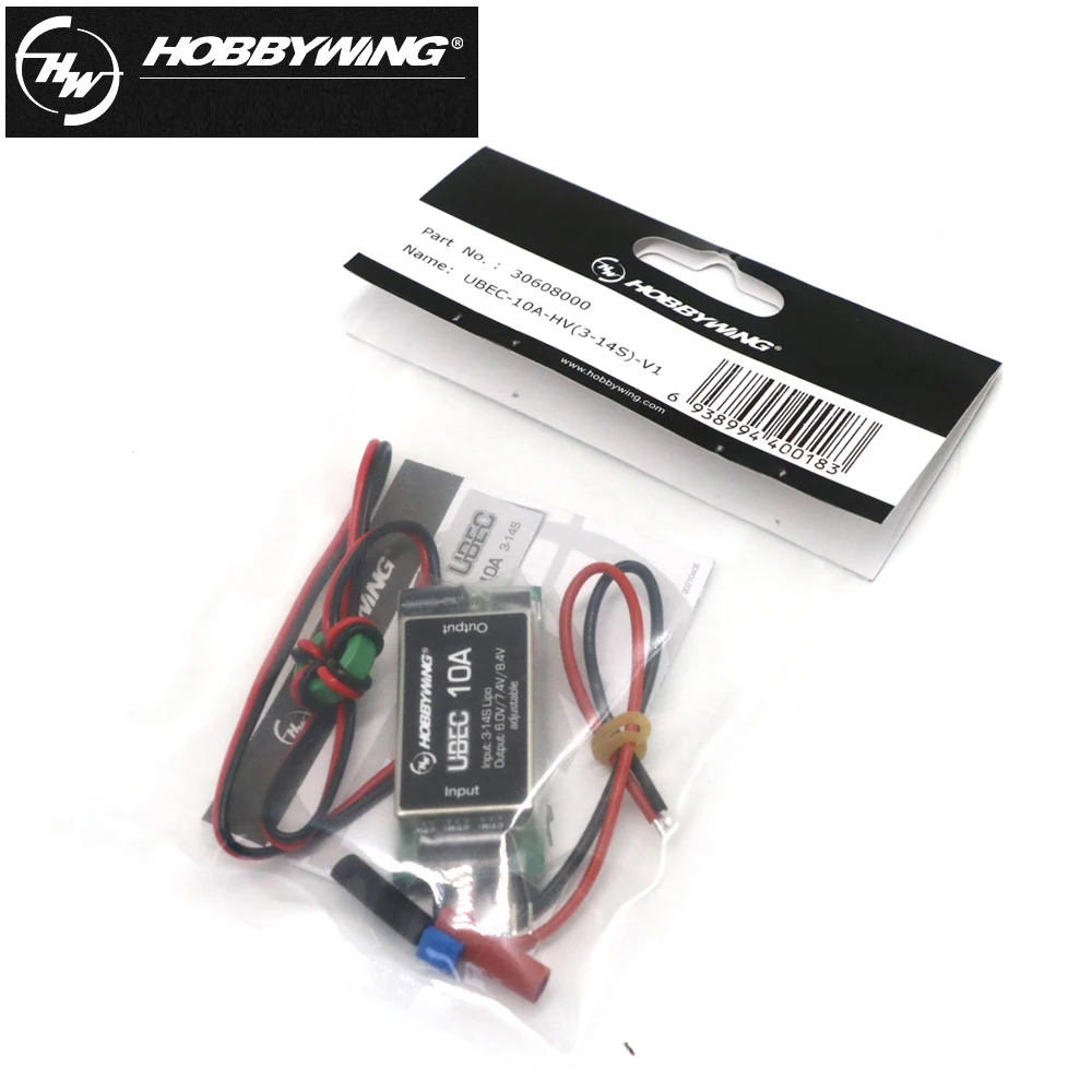 Hobbywing Waterproof 10A Voltage Regulator Module High Voltage 3-14S 6/7.4/8.4V Adjustable UBEC For RC Car Buggy Toy