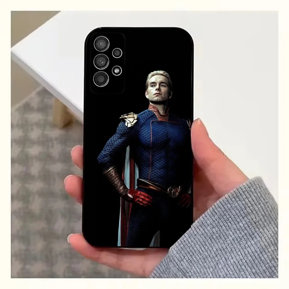 H-Homelander T-The Boys Phone Case For Samsung S25,S24,S23,S22,S20,S21,S10,Ultra,Plus,Lite,FE,Soft Silicone Black Cover