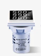 AC 60-500V 1-100A LED Digital Voltmeter Amperemeter Hertz HZ Signalleuchten 220V Spannungs-Strommessgerät Volt-Ampere-Tester Detektor