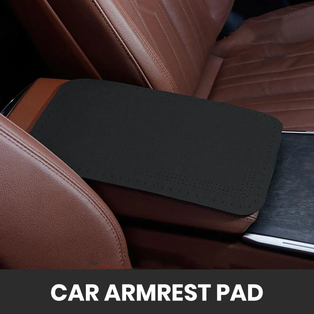 Car Supplies Armrest Box Pad Waterproof Car Armrest Storage Box Mat Protector for Console Anti-scratch Pad Accessories with Wear