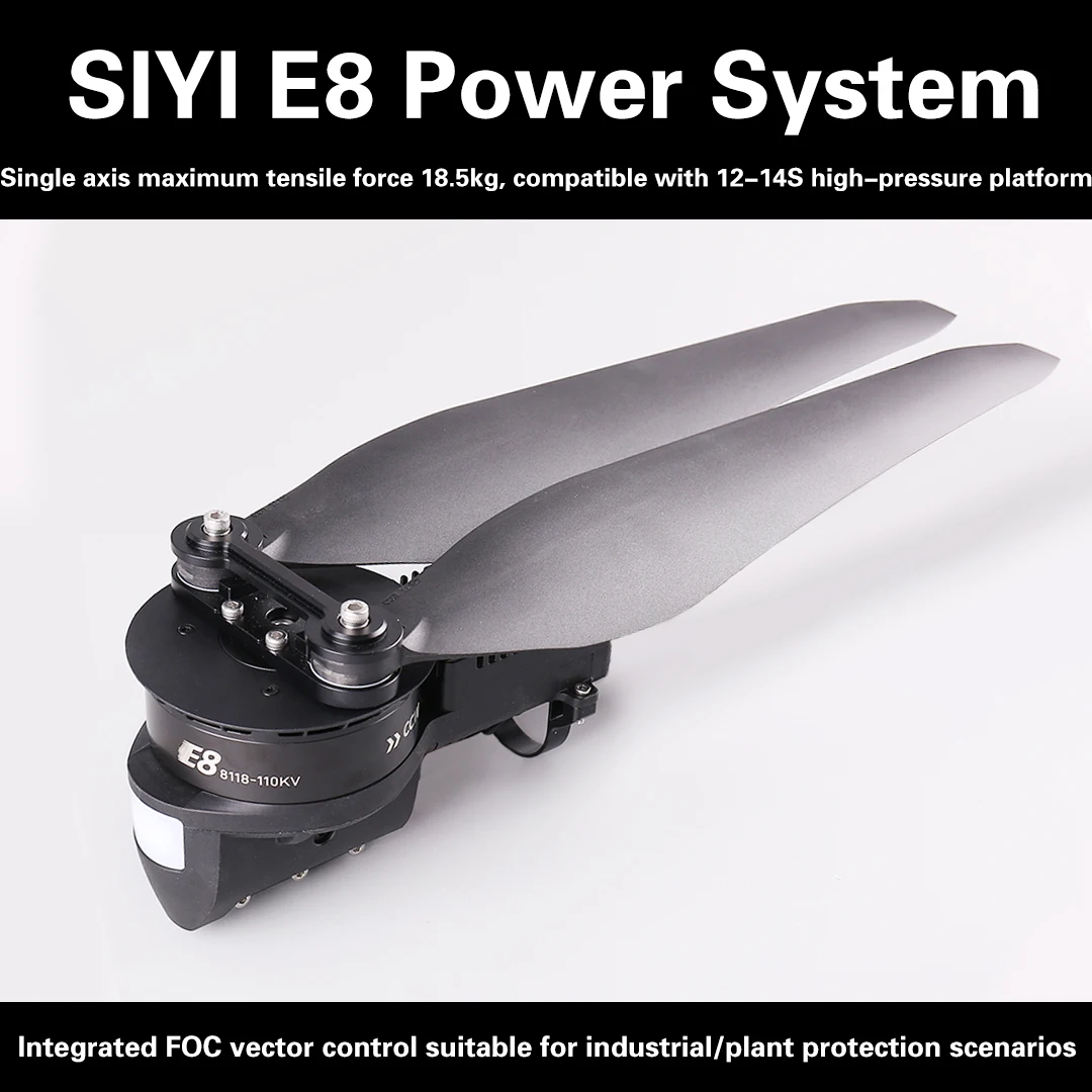

SIYI E8 Power System Package Integrated Brushless Motor Electric Adjustable Heavy duty Flight Model 18.5kg