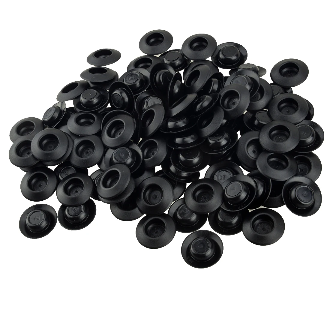 100pcs/Set Black Auto 1/2