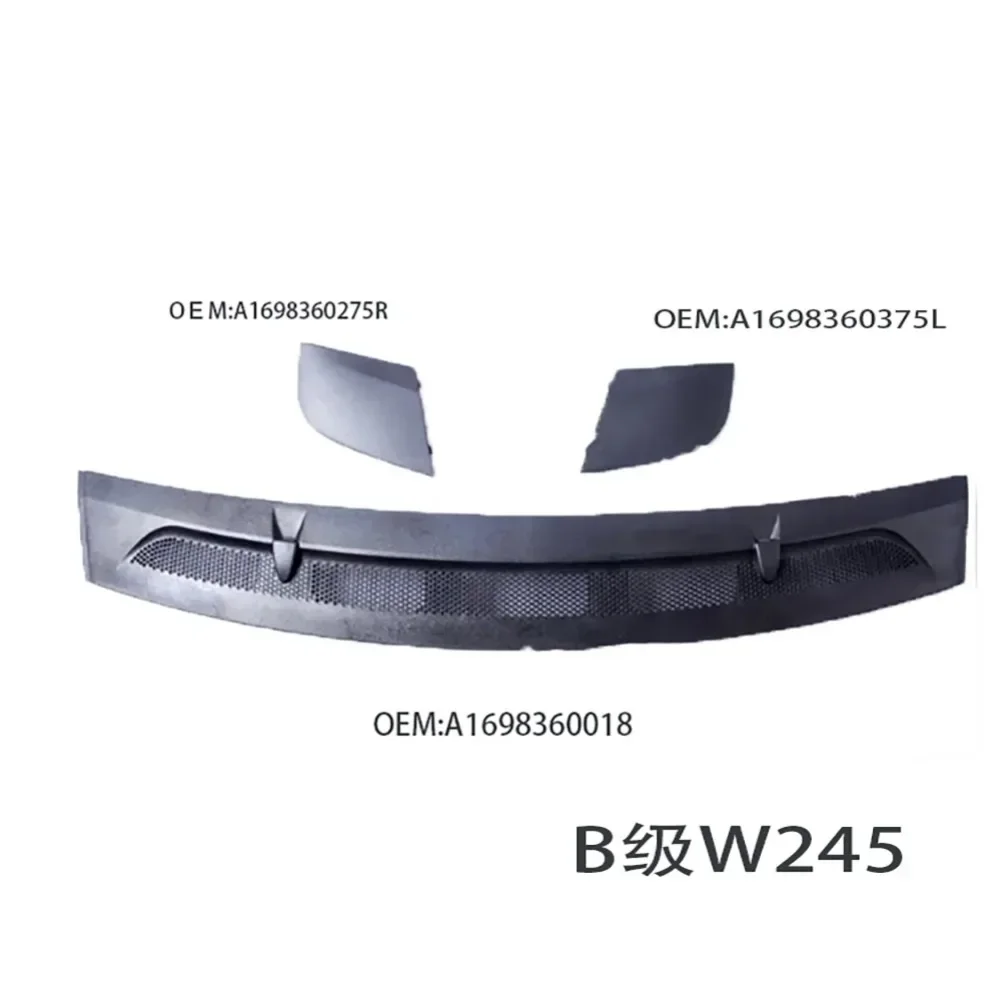 Cubierta delantera de drenaje de agua para Mercedes Benz, accesorio para Mercedes Benz W245 Clase B A1698360018 A1698300275 A1698300375, 3 piezas