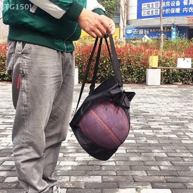 حقيبة كتف رياضية لكرة السلة، حقيبة تخزين كروية متعددة الوظائف لتدريب كرة السلة والكرة الطائرة وكرة القدم