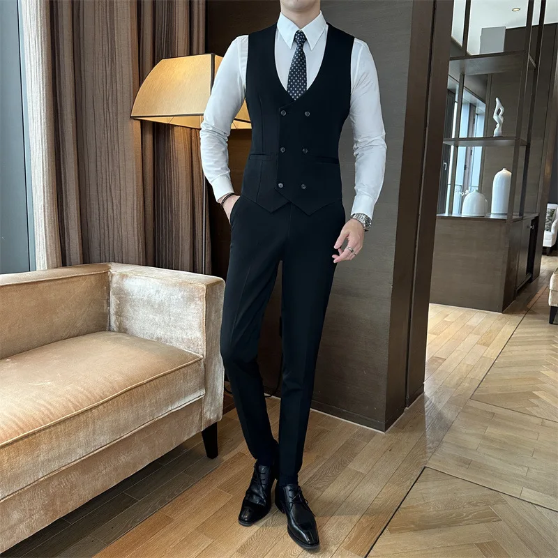 M6151  Simple solid color casual suit men 2024 autumn new style