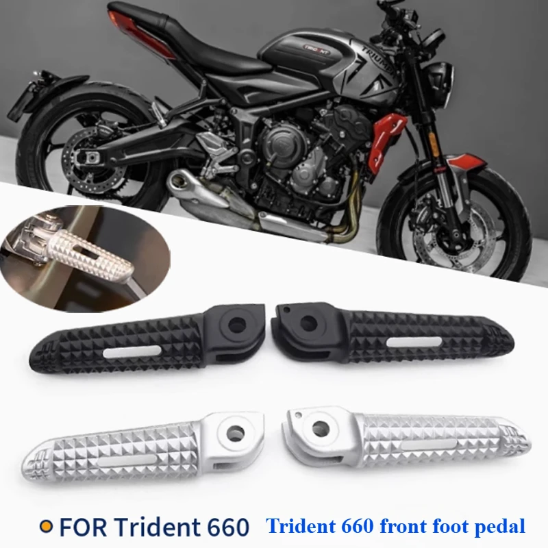 Motorrad-Fußrasten vorne, Fußrasten für Trident 660 2021–2024, TRIDENT 660, Yamaha MT07 MT09 Tracer 900 XSR 700 YZF R3 R25 R125