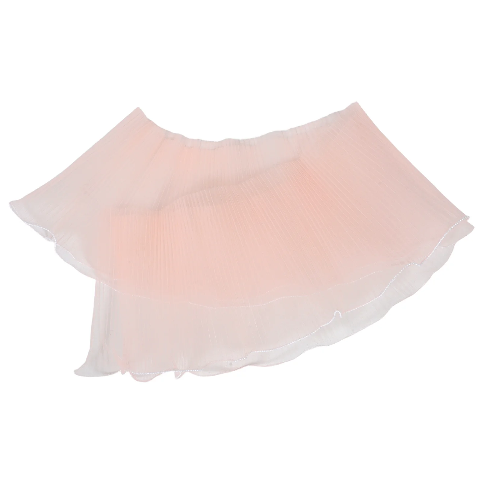 Floral Wrapping Paper Wrinkled Wavy Mesh Pink Soft Korean Tone Fake Pearl Edge for Wedding Birthday Bouquet Packaging Supplies