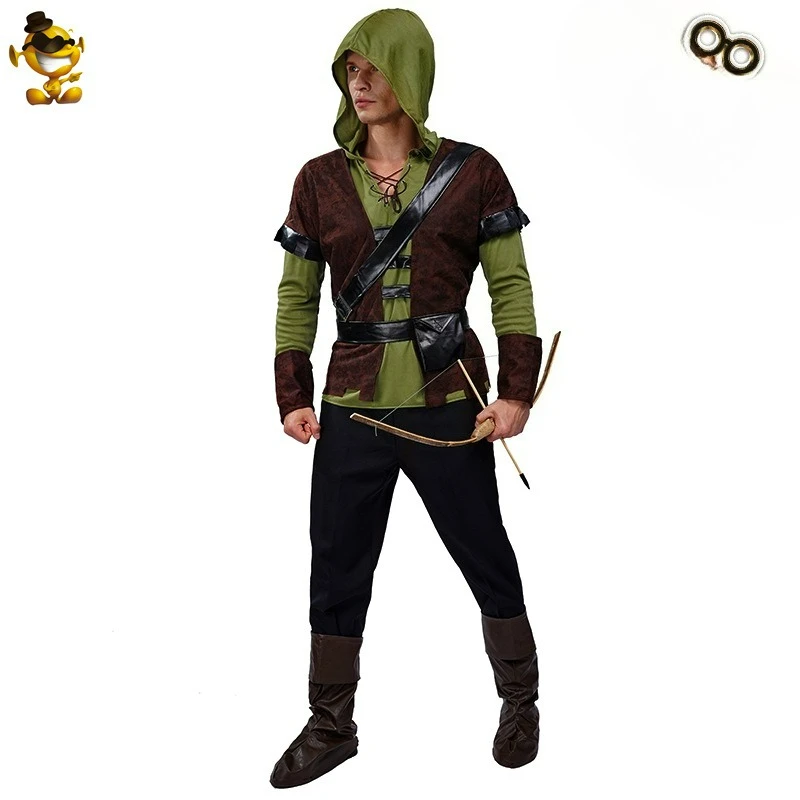 Adult Men's Archer Cosplay Costume European Rogue Stage Party Performance Costume Comfortable Breathable and Personalized