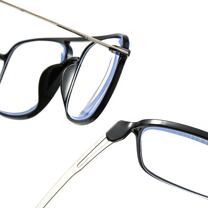 Reading Glasses Men Vintage Bridge Large Square Frame Hyperopia Glasses Women Ultralight Blue Light Computer Glasses +1.0~+4.0