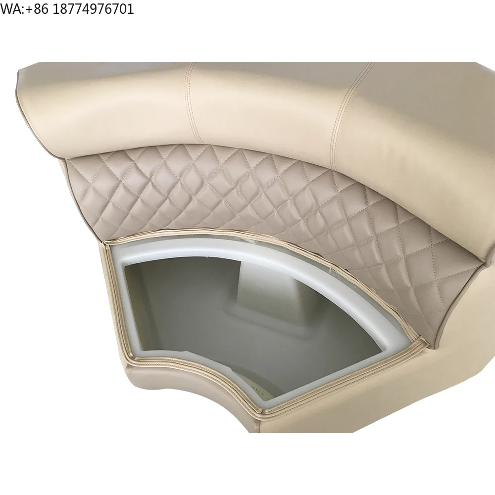 Allshine Luxury Custom Color Marine Grade Vinyl Pontoon Boat Furniture Set Fast Delivery