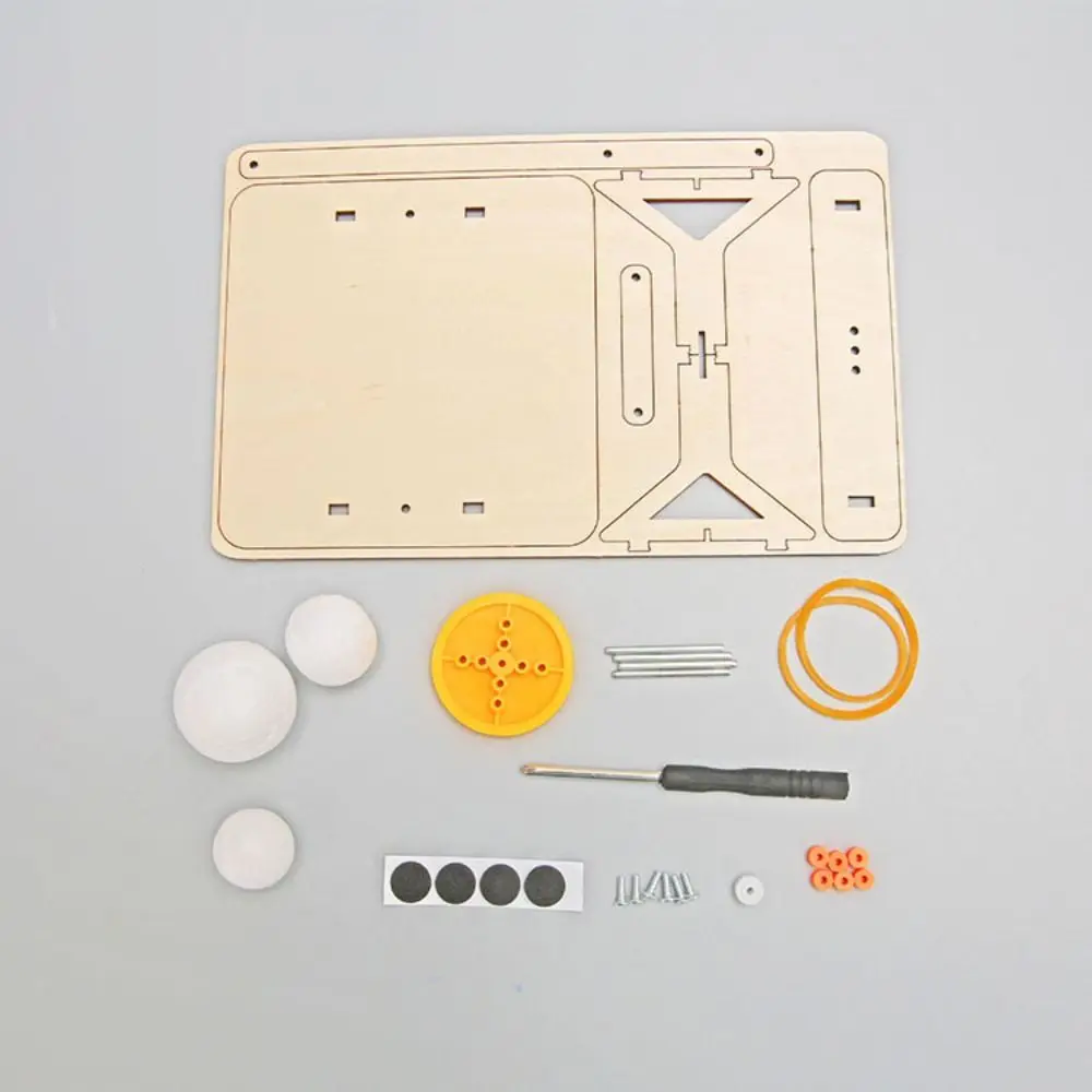 Experimento de juguete educativo, modelo de sol, tierra, Luna, juegos de montaje Manual, sistema Solar de madera, sol, tierra, Luna, planeta