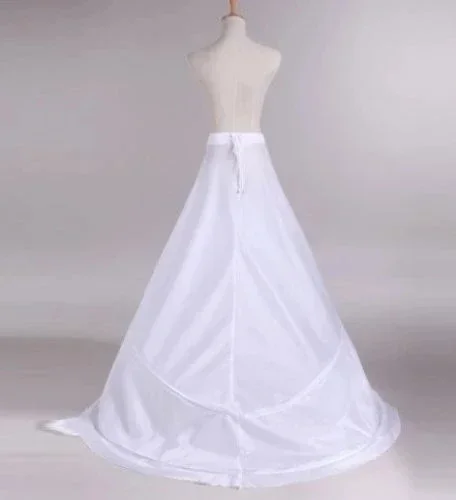 Hoop Skirt New 2 Rings White Wedding Dress Underskirt Petticoat