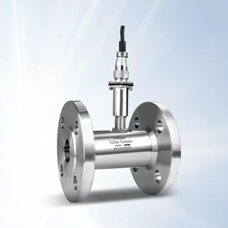 2026 High Accuracy Turbine Flow Meter with Temperature Pressure Compensation 12-24VDC Power IP65 Protection