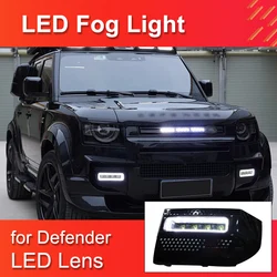 Fog Light for Land Rover Defender 110 2020-2024 LED Lens Fog Light Defender lights Daylight Defender Lamp