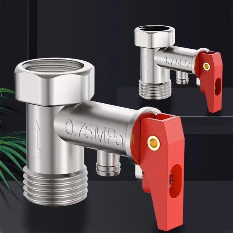 Brass Safety Pressure Release Valves Adjustable Pressure Relief Valves with Check Function for Electric Water Heaters Y5GB
