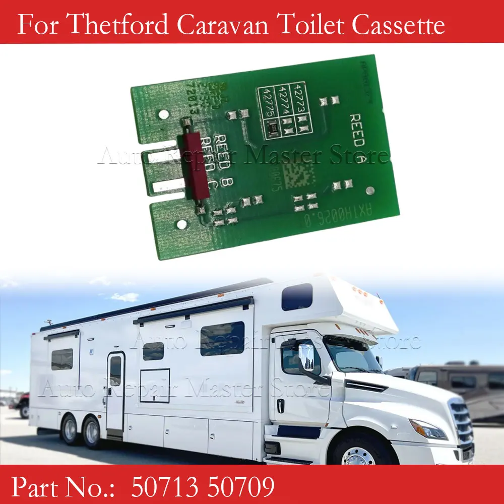 

Для автофургона, герконовый переключатель для смыва унитаза, печатная плата Sc250 C250 50713 50709, аксессуары для кассеты для унитаза Thetford Caravan