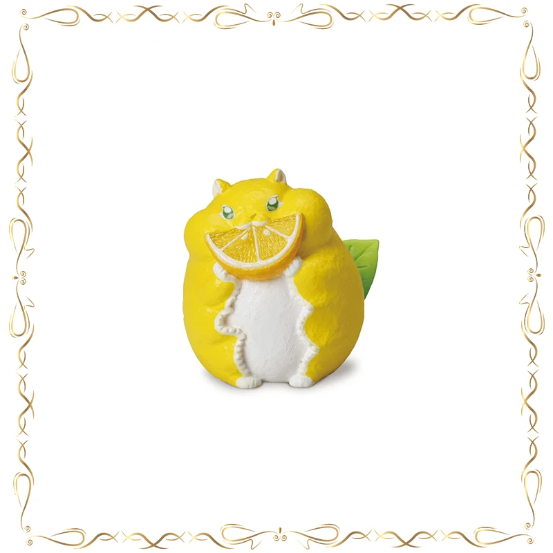 

Citrus Limon Mouse Fruit Elf Gashapon Kawaii Desktop Ornament Action Figure Model Toys