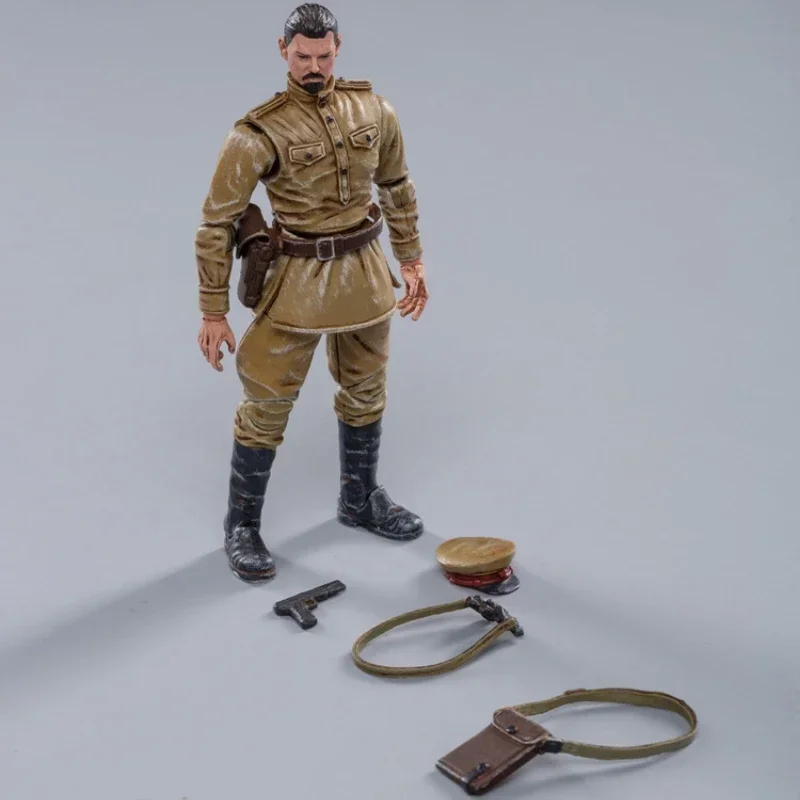 

In Stock JOYTOY 1/18 Soviet Officer Collection Action Figure Can Be Assembled