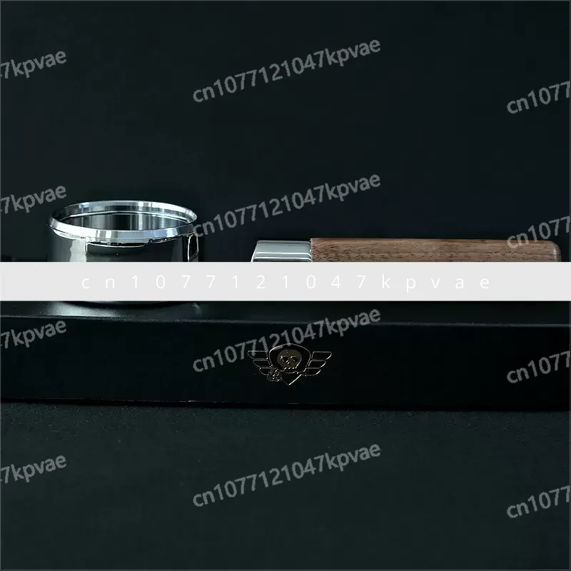 Suitable for E61 Hot Mom Black Walnut Weight 400g Naughty Flat Bottomed Bottomless Coffee Handle