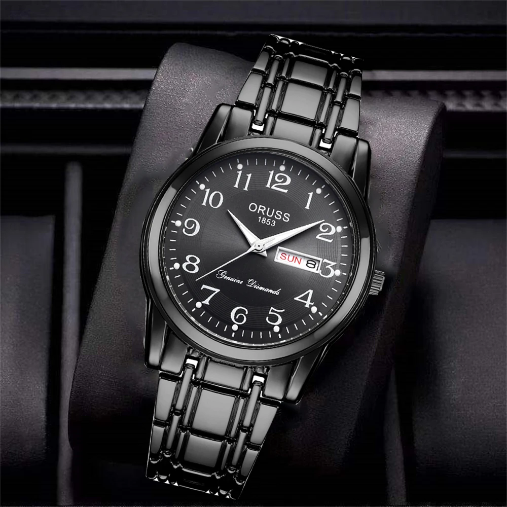 Zakelijke persoonlijkheid, alle mode, hoogwaardige buitenlandse stijl, duurzaam, knap precisie herenhorloge