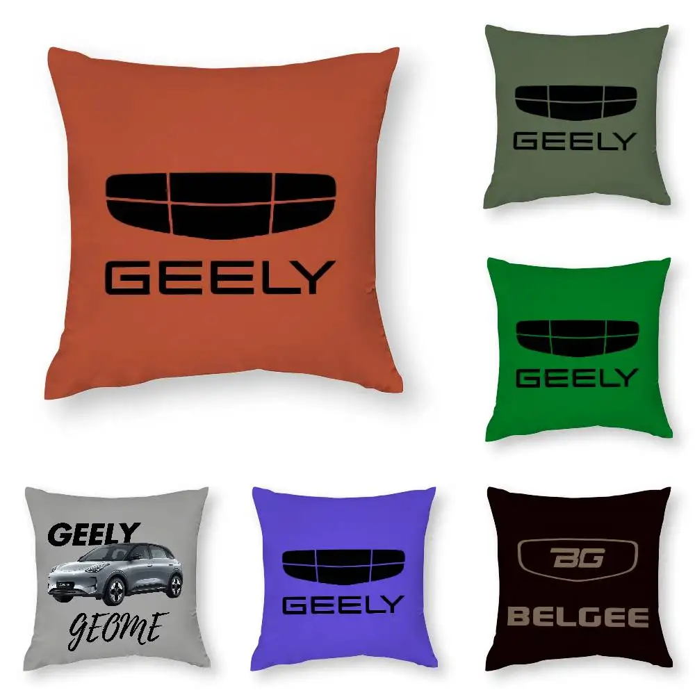 

NEW G-GGeely Pillow Case 3D Print Polyester Fiber 40*40cm Home Sofa Throw Decoration Festival Gift