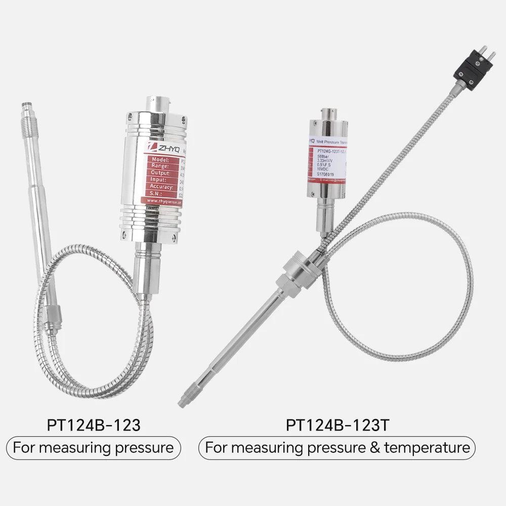 ZHYQ manufacturer OEM injection molding machine melt pressure transmitter for temperature and pressure measurement