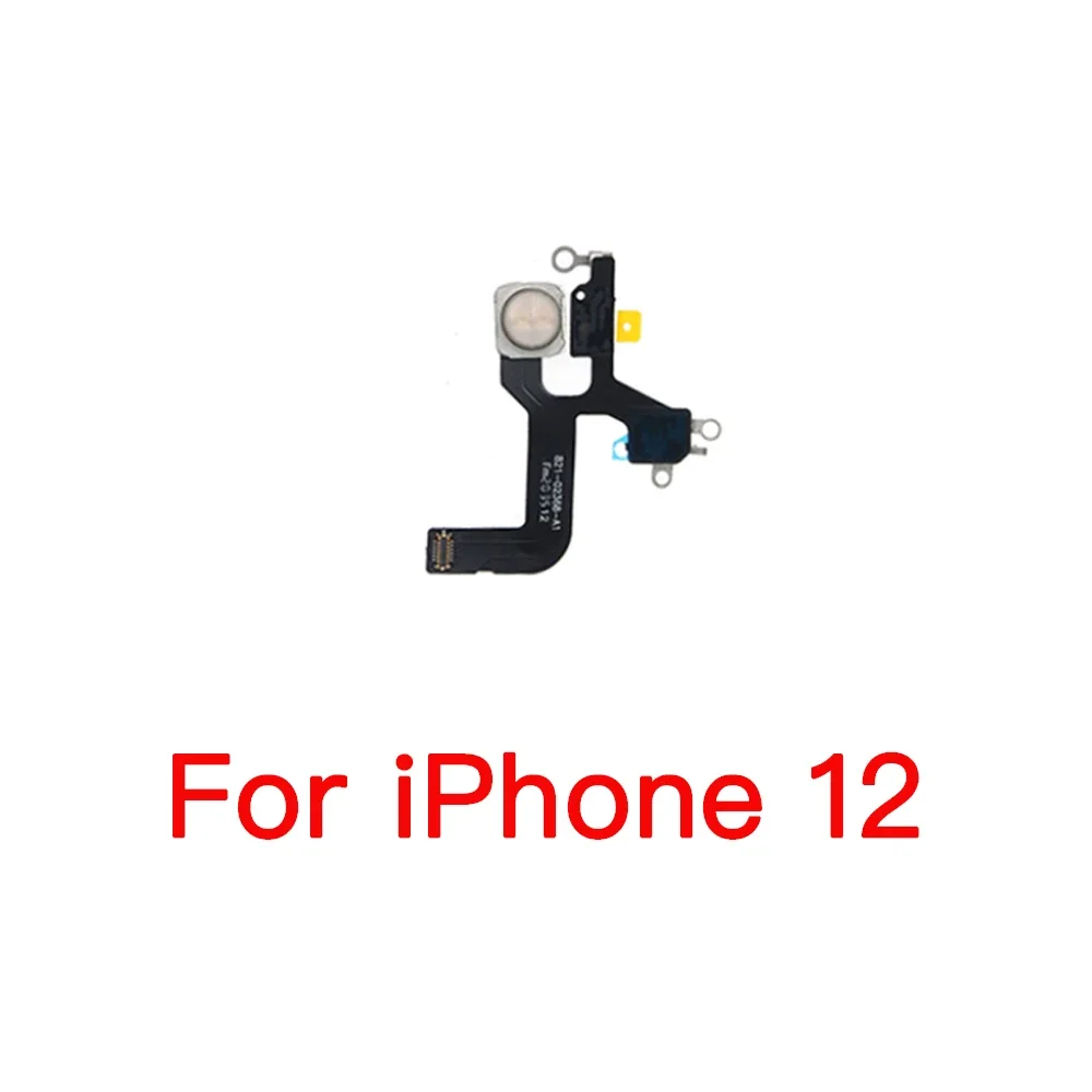 Blitzlichtsensor-Flex kabel für iPhone 12 Mini Pro Max LED-Taschenlampe mit Mikrofon reparatur ersatz *