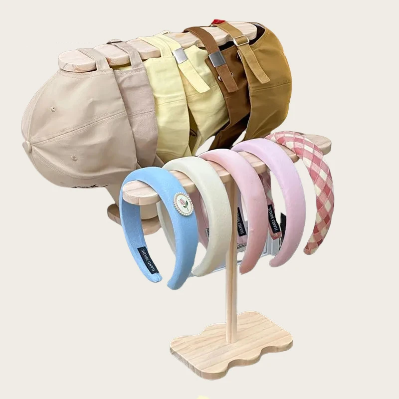 رف عرض الأساور الخشبي، حبل الرأس، رباط الشعر، شماعة المجوهرات، دعائم عرض الأساور، رف كشك الحي  #1