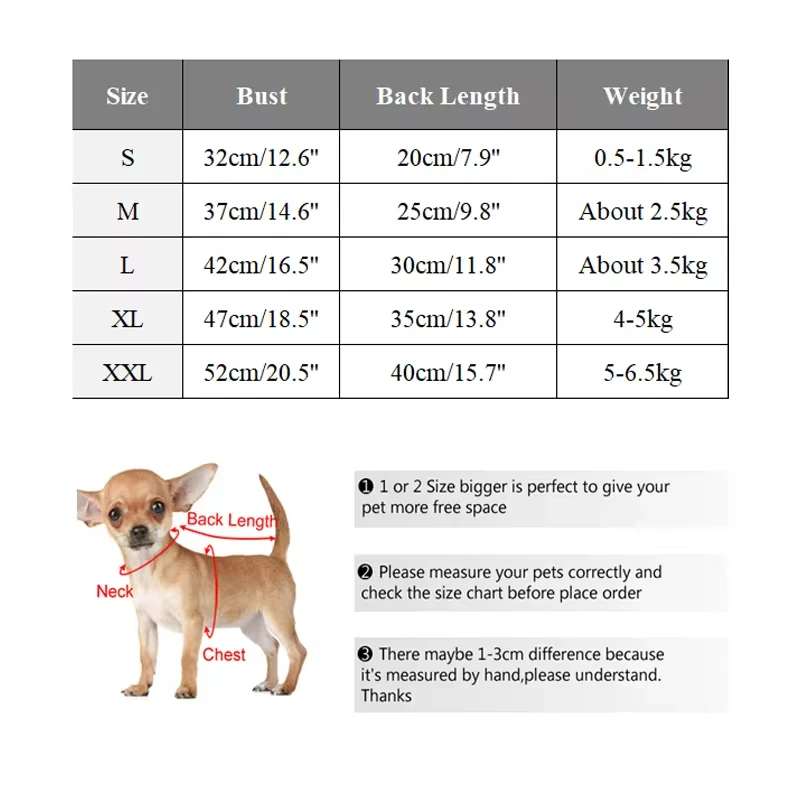 Thickened Pet Dog Clothes Warm Pet Coat for Small Medium Dogs Soft Fleece Puppy Jacket Chihuahua Yorkshire Costumes Pet Supplies