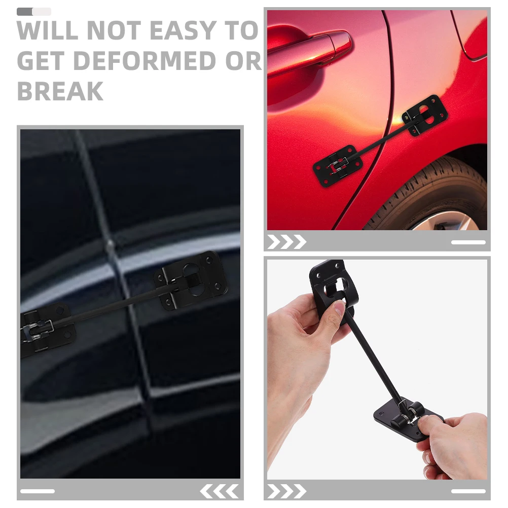 

Car Door Windproof Buckle Black Plastic Holder Trailer Replacement Hardware RV Latch T Handle Camper Catch Outside Door