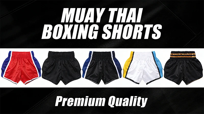 Premium Fight Kickboxing Shorts Gladiator Muay Thai Boxing Pants Men Women Kids Martial Arts MMA BJJ Fighting Training Trunks