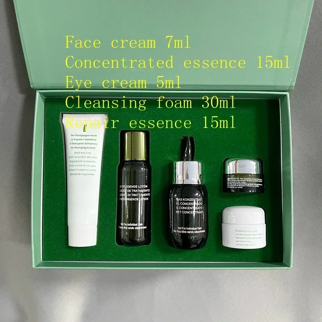 Beauty Lady 5 PCS Repair Skin Care Set Eye Cream/Face Cream/Essence Water /Mask/Cleanser Moisturize and lighten fine Travel set