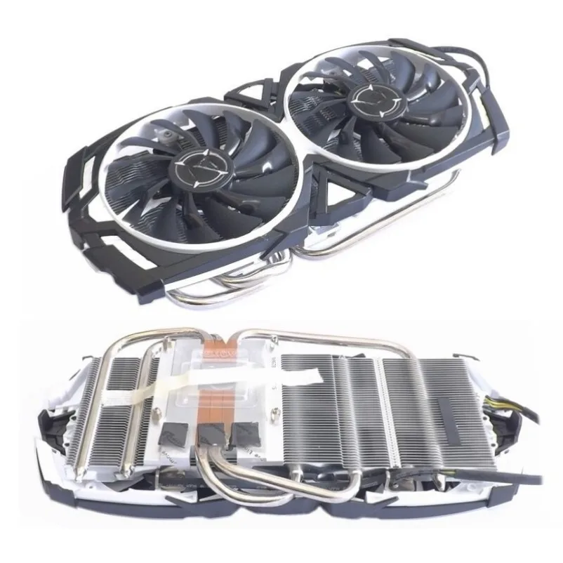 GTX1070 1070TI 1080 ARMOR 58mm graphics card radiator 3 heat pipe, graphics card fan