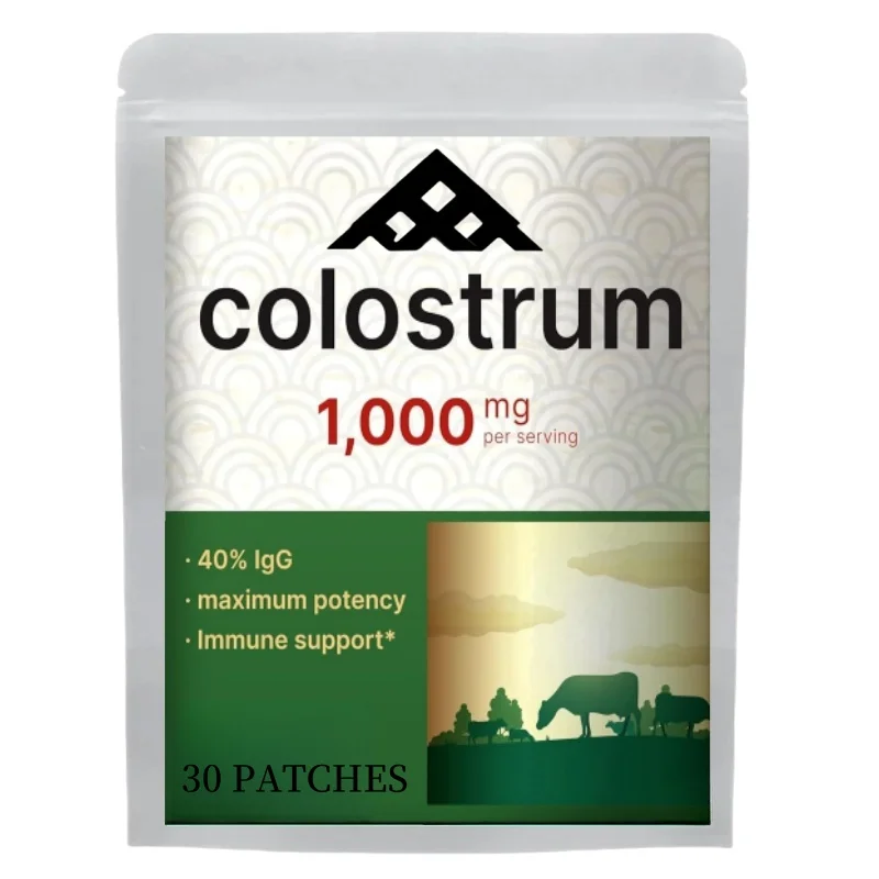 Colostrum Complex Transdermal Patches With Vitamin C, Zinc Support Immune System 30 Patches