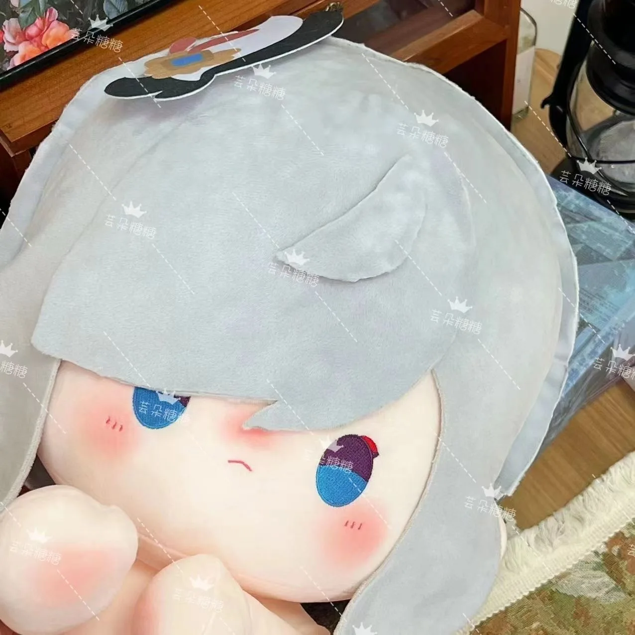 Anime Genshin Impact Shenhe peluche suave almohada de felpa, ropa de muñeca de algodón, figura de Anime, juguete para niños, 40cm