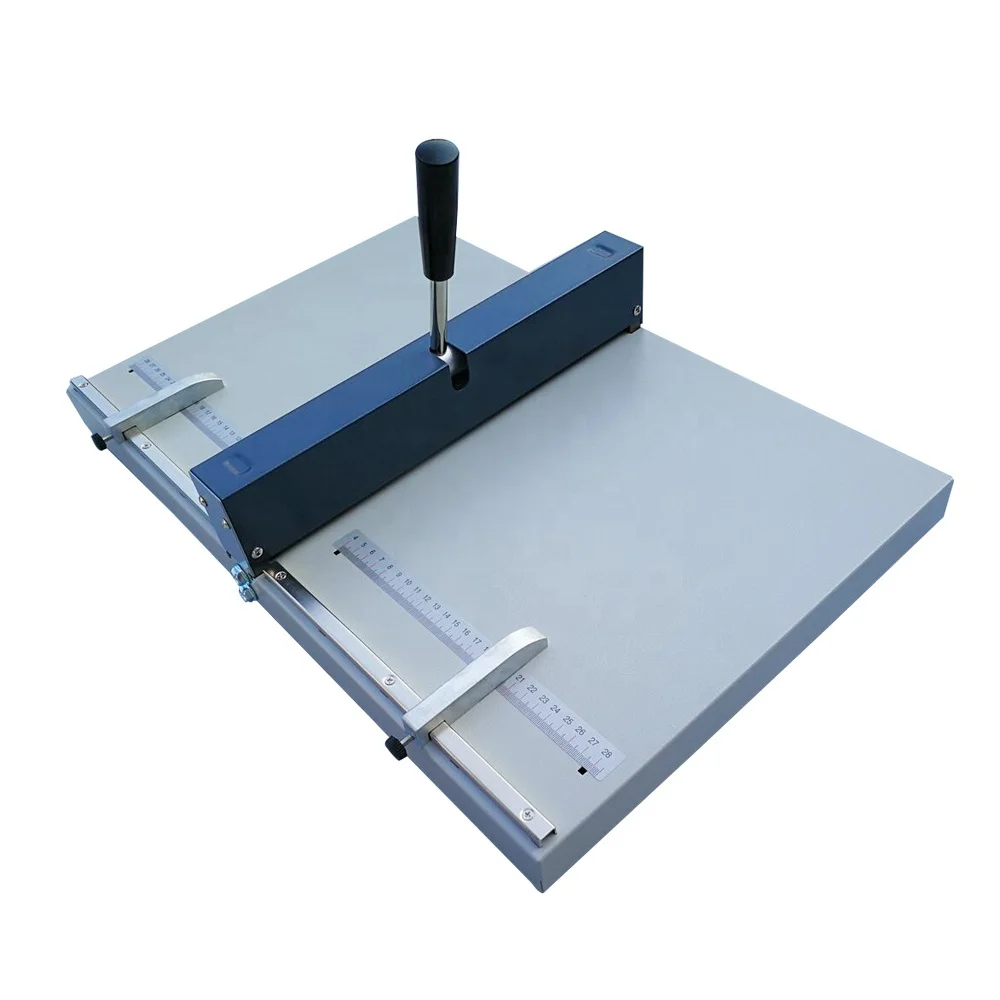 H-460 Manual Handle Creasing Machine, Adjustable Desktop Paper Folding Tool For Precision Creasing & Enhanced Finishing