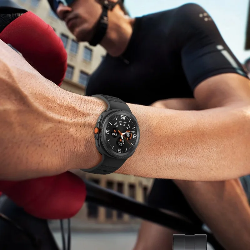 Сменные ремни-браслеты для Galaxy Watch 8, силиконовый ремешок 40/44 мм для Samsung Galaxy Watch 8, классический спортивный ремешок для часов 46 мм