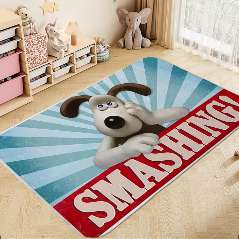 Custom Rug A-Wallace Gromits Aesthetic Children's Bedroom Carpet House Interior Entrance Mat Veranda Floor Mat Non Slip Carpet