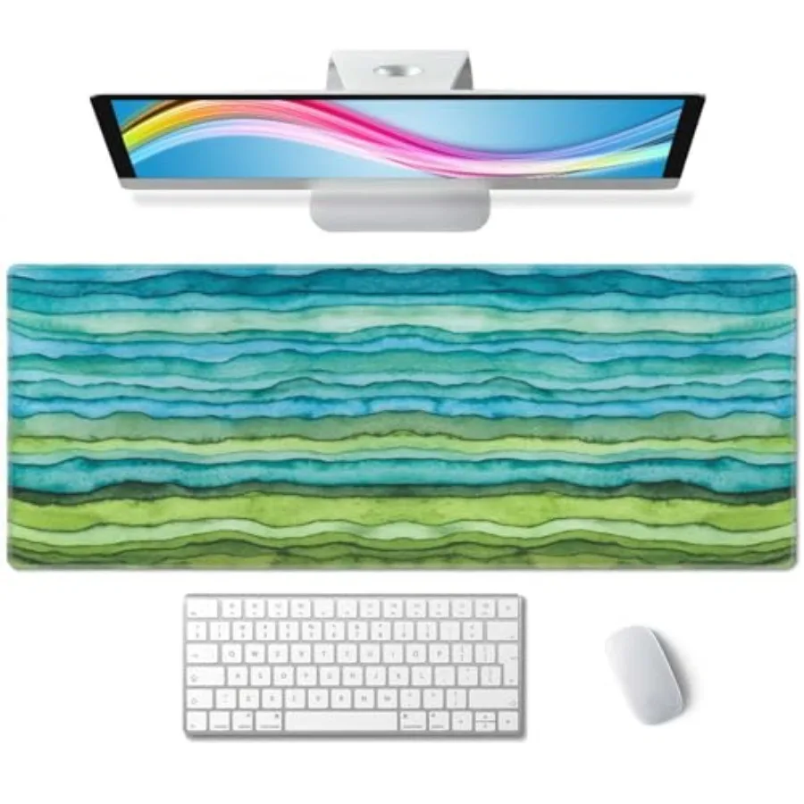 Desk Mat Large Mouse Pad Desk Pad Desk Accessories for Women Men Office Decor, XL Mousepad Long Laptop Keyboard Mouse Mat 31.5'