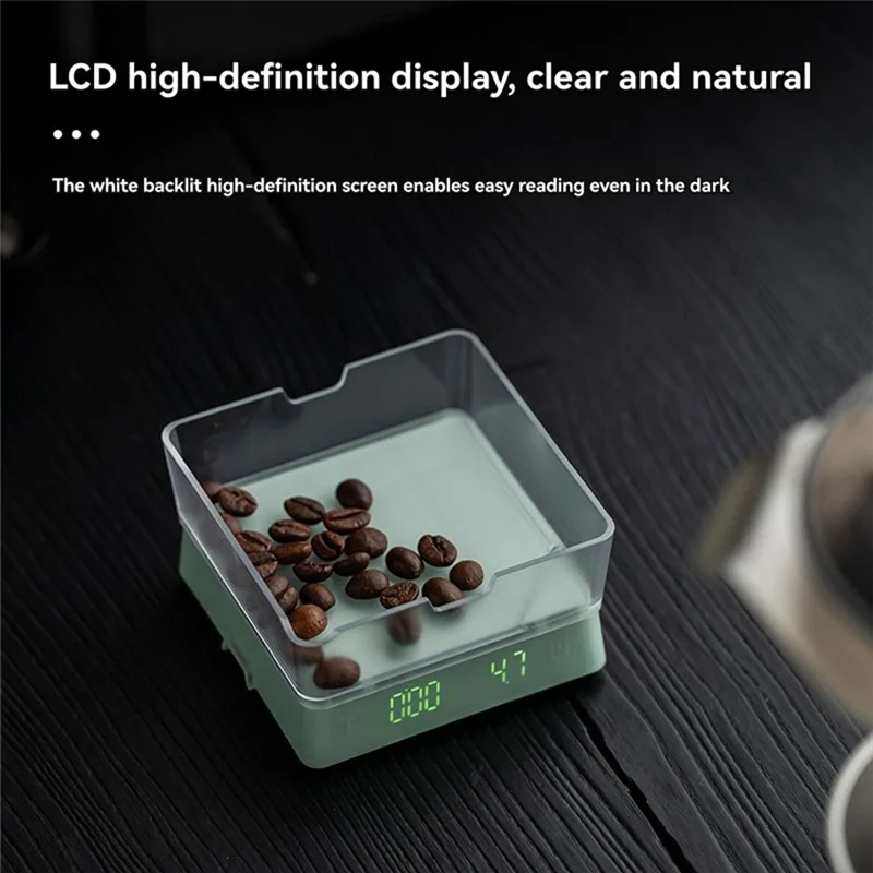 B99A-Modern Italian Coffee Scale For Hand Brewing Enthusiasts, Precision Bean Weighing Device