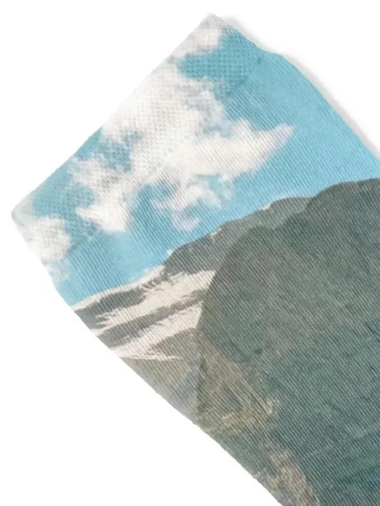 Grinnell Lake In Glacier National Park Socks Wholesale hiphop Socks Women's Men's