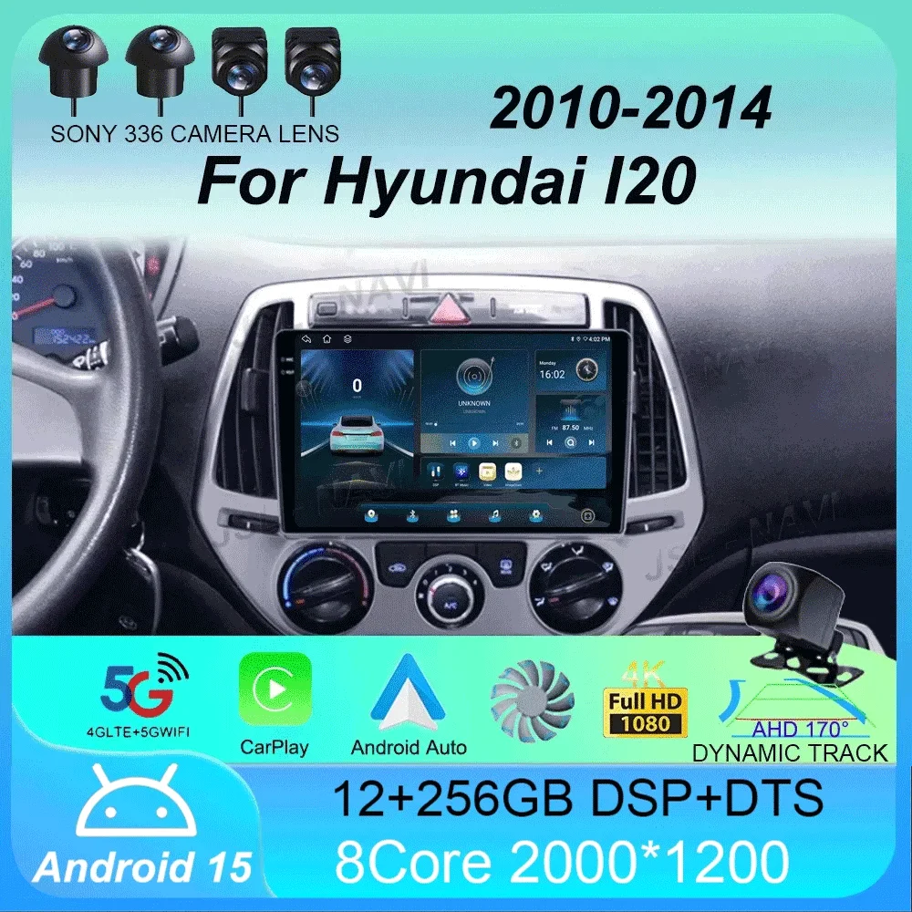 

Car Radio Android 15 Carplay Auto Multimedia Player For Hyundai I20 2010 2012 2013 2014 DSP Autoradio GPS Stereo 2din Head Unit